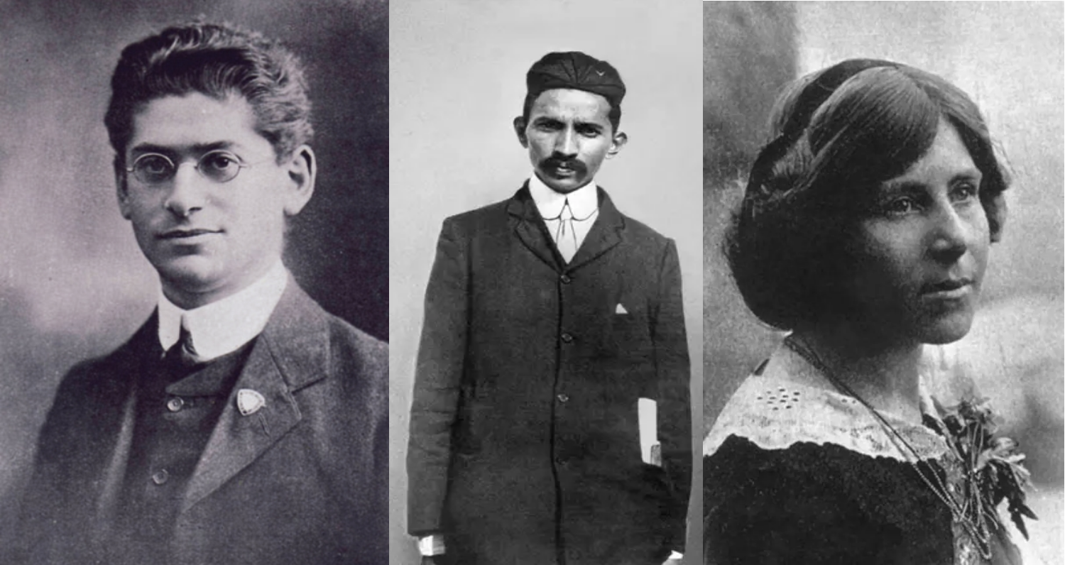 Henry-Polak-Mohandas-Gandhi-Millie-Polak